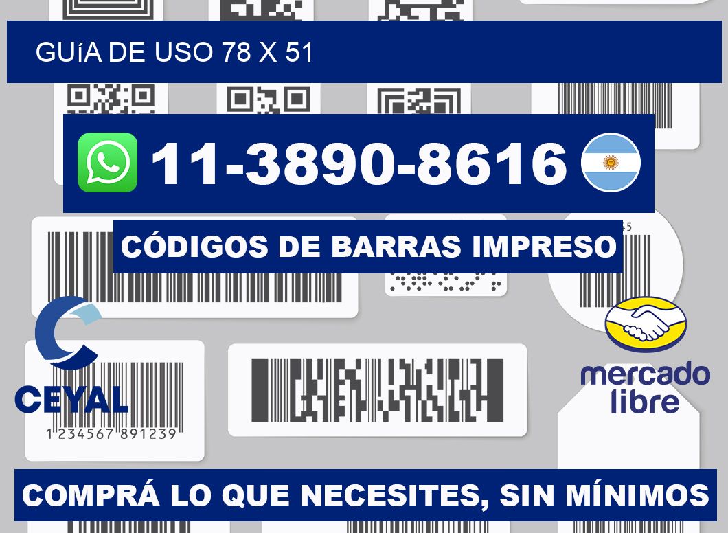 Guía de uso 78 x 51