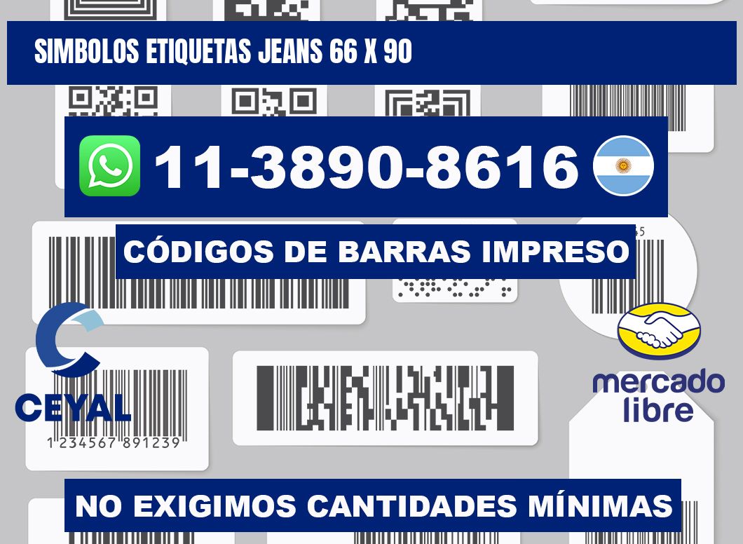 SIMBOLOS ETIQUETAS JEANS 66 x 90