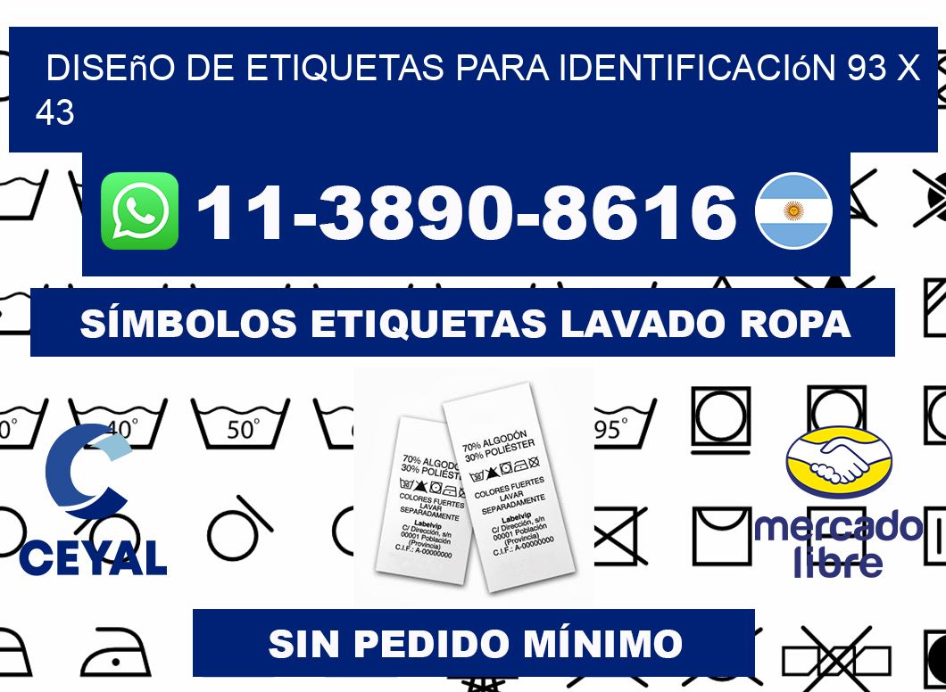 diseño de etiquetas para identificación 93 x 43