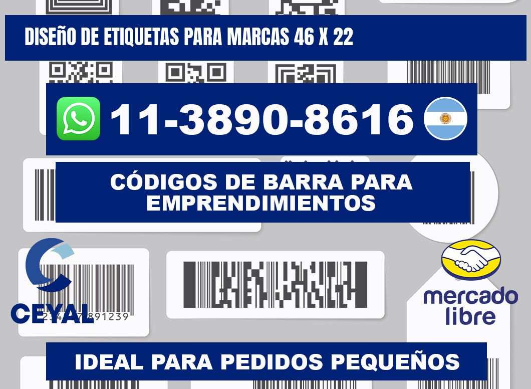 diseño de etiquetas para marcas 46 x 22