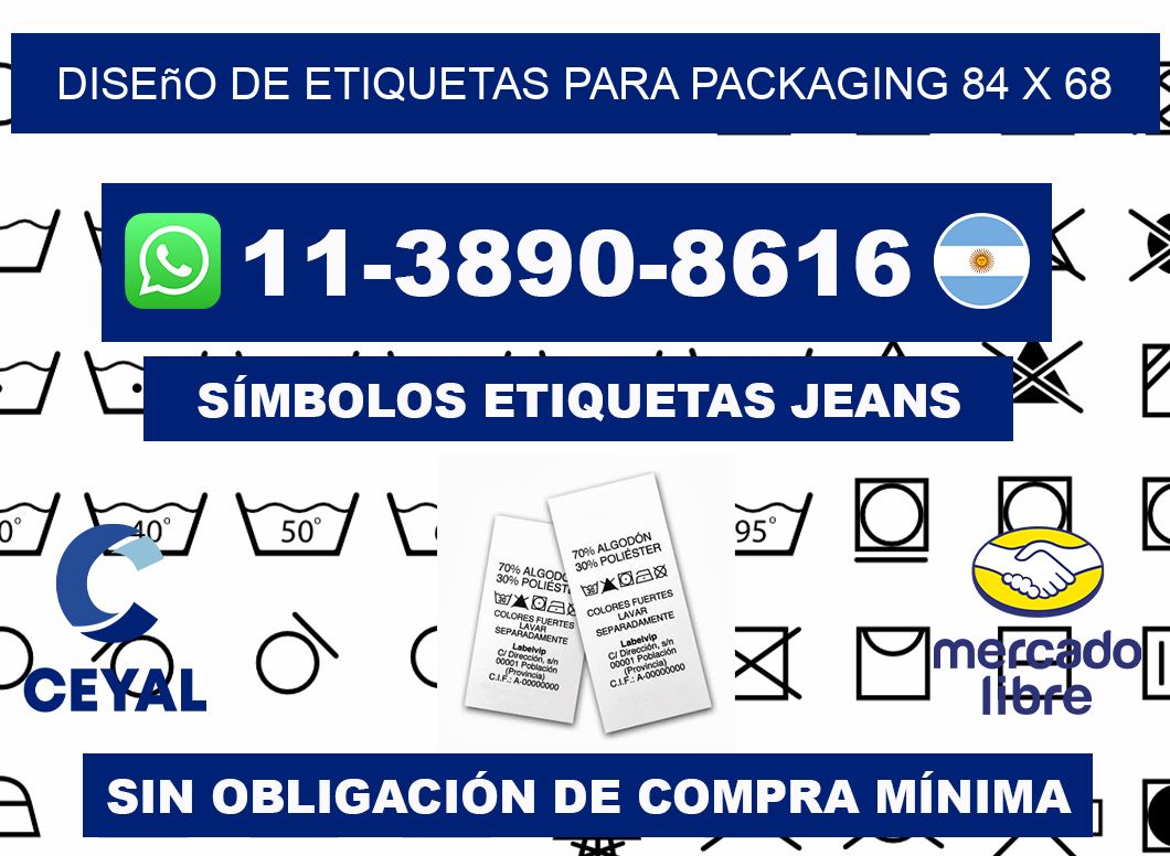 diseño de etiquetas para packaging 84 x 68