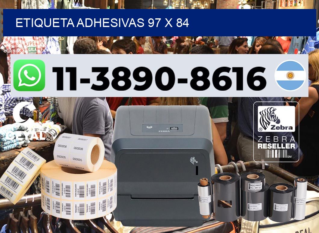 etiqueta adhesivas 97 x 84