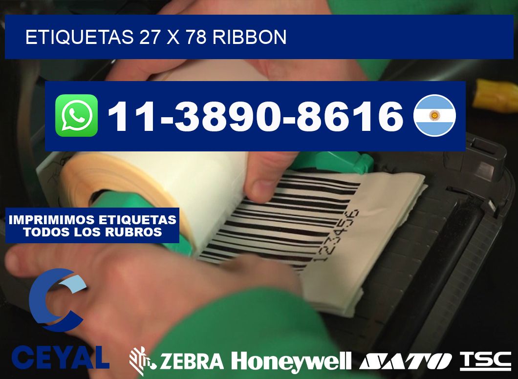 etiquetas 27 x 78 ribbon