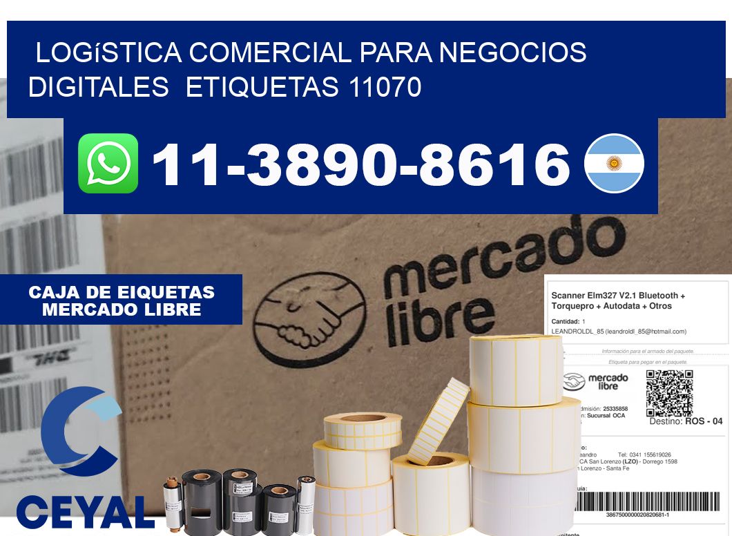 Logística comercial para negocios digitales  etiquetas 11070