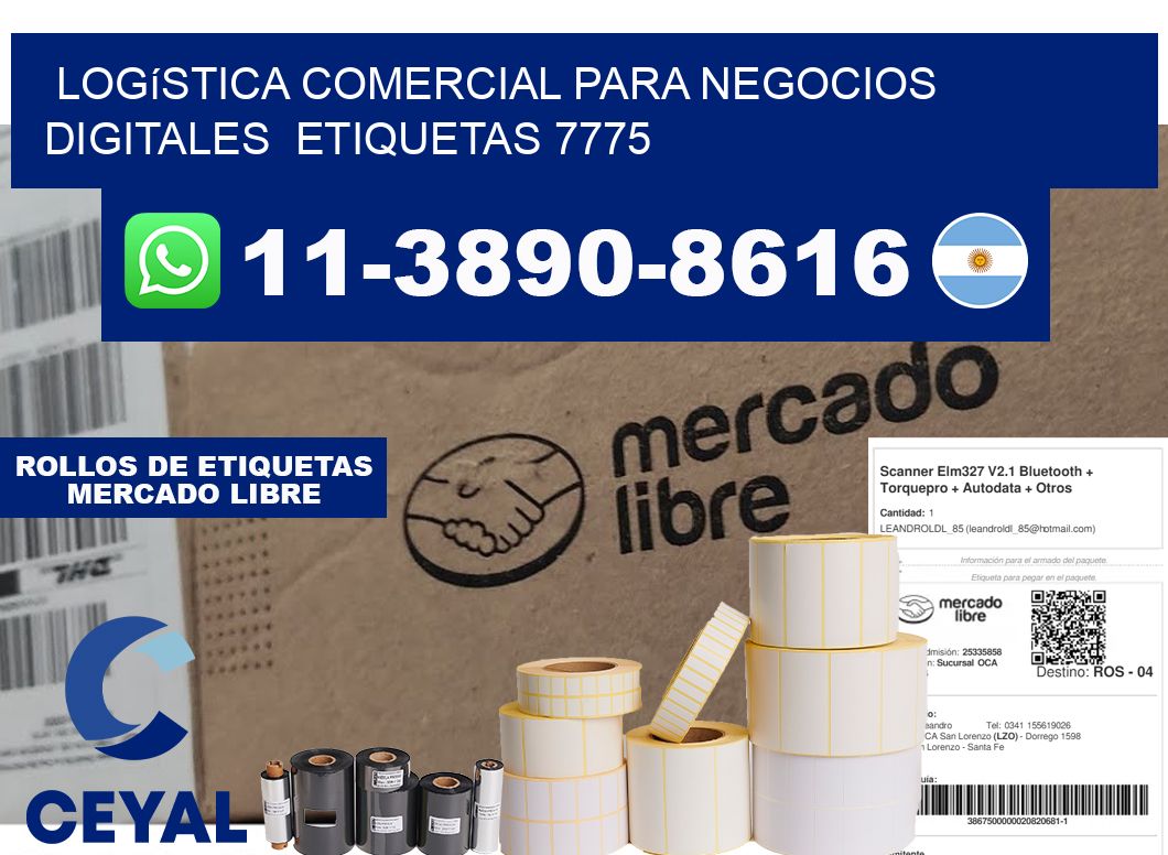 Logística comercial para negocios digitales  etiquetas 7775