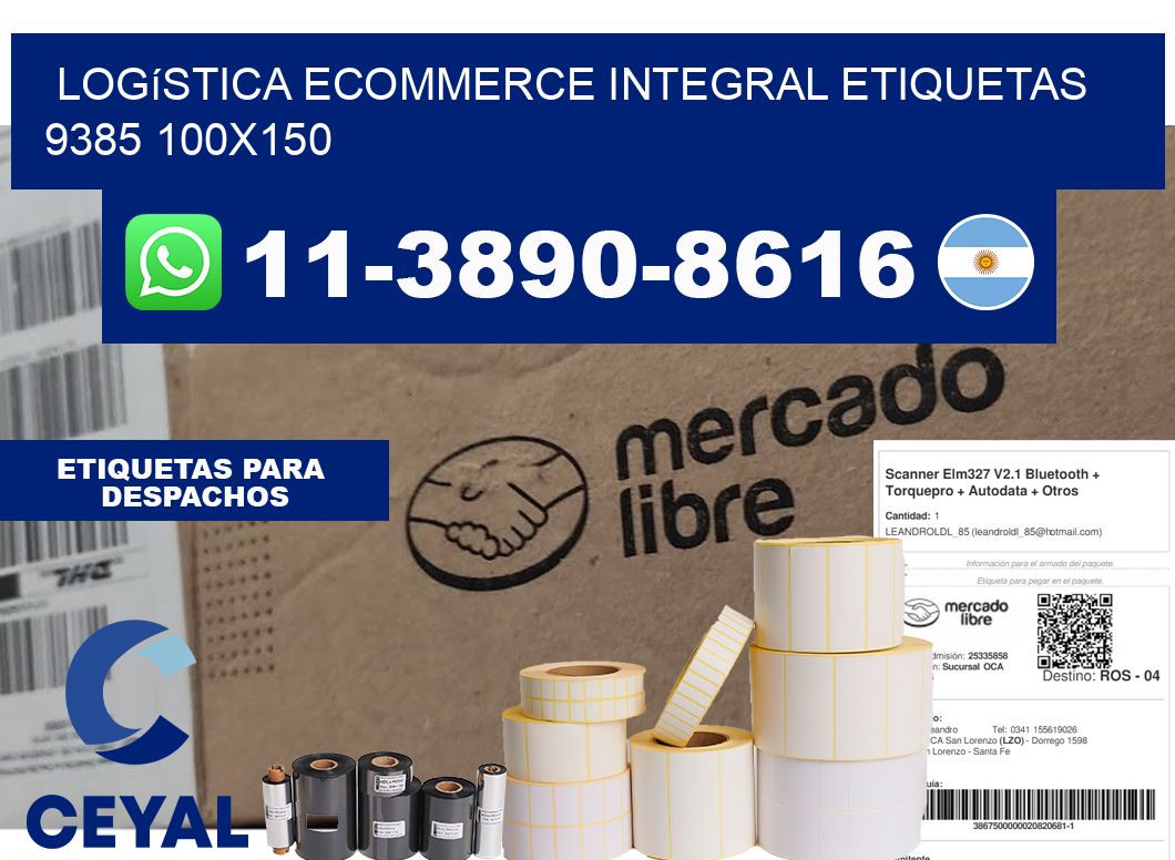 Logística ecommerce integral etiquetas 9385 100x150