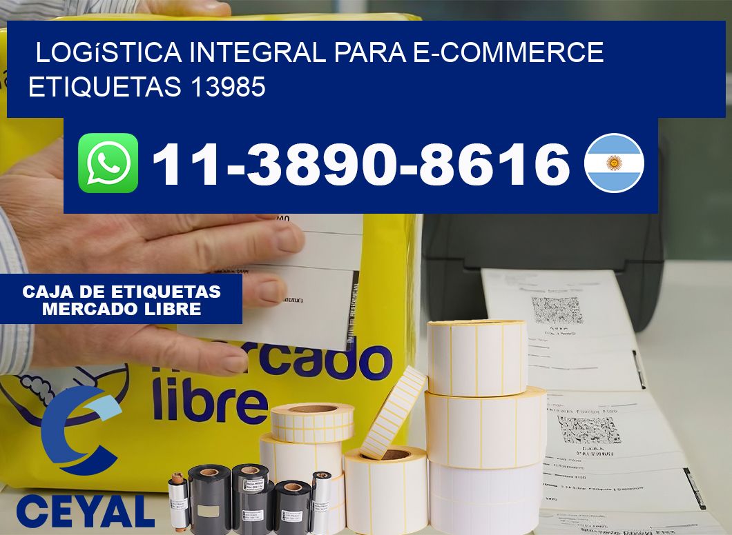Logística integral para e-commerce  etiquetas 13985