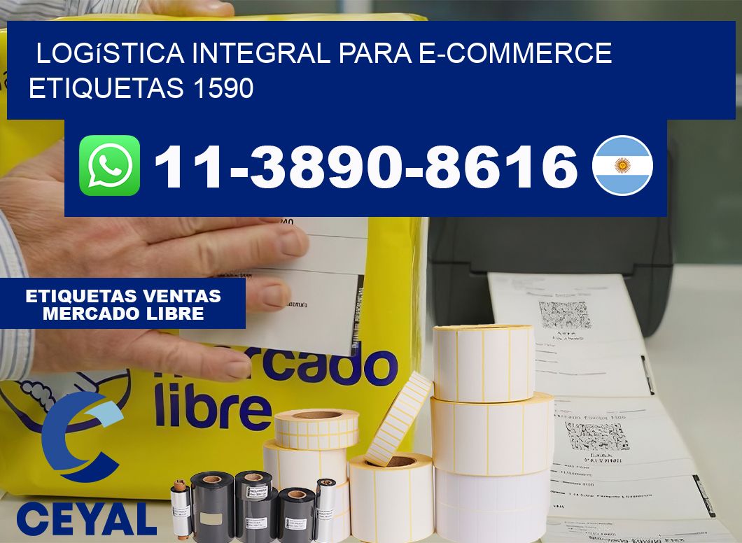 Logística integral para e-commerce  etiquetas 1590