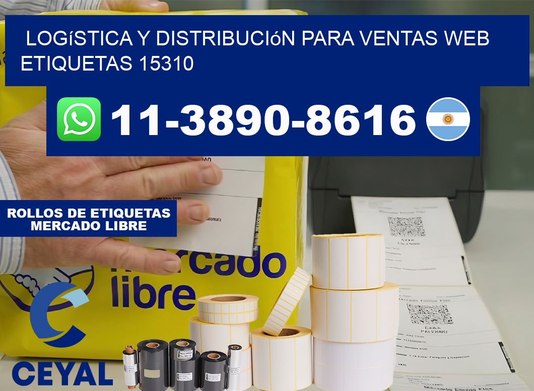Logística y distribución para ventas web  etiquetas 15310