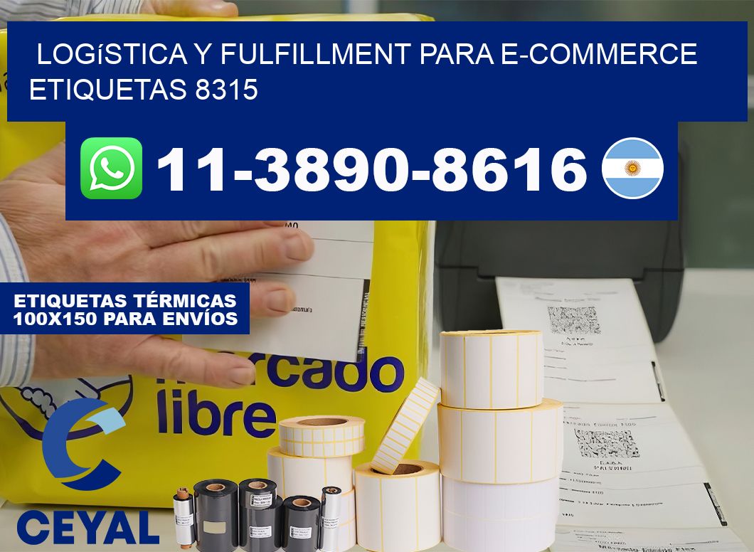 Logística y fulfillment para e-commerce  etiquetas 8315