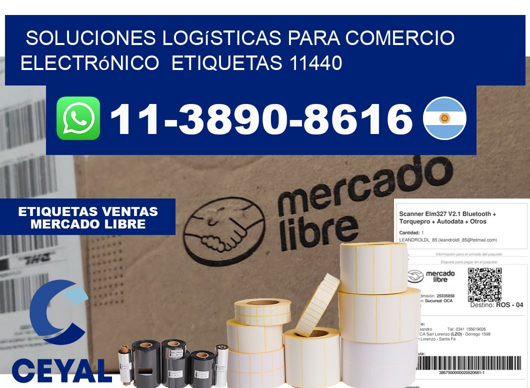 Soluciones logísticas para comercio electrónico  etiquetas 11440