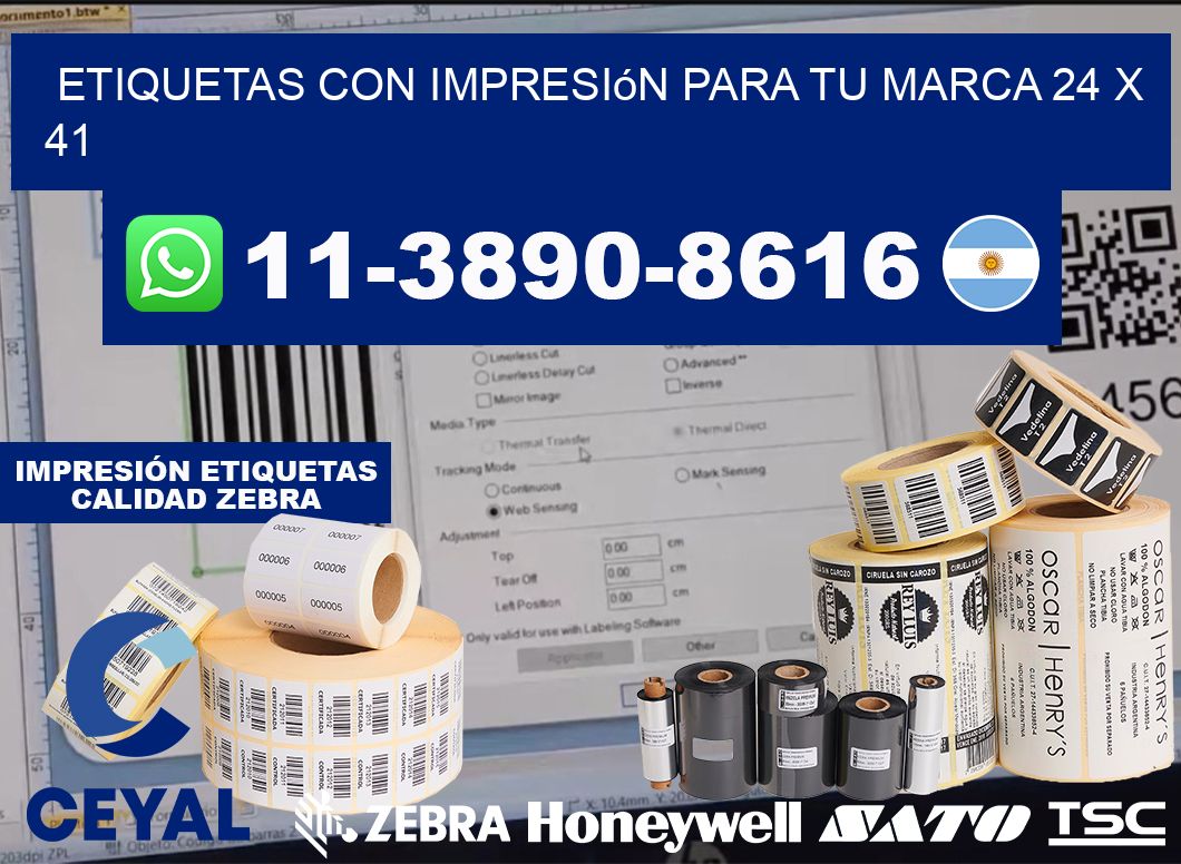 etiquetas con impresión para tu marca 24 x 41