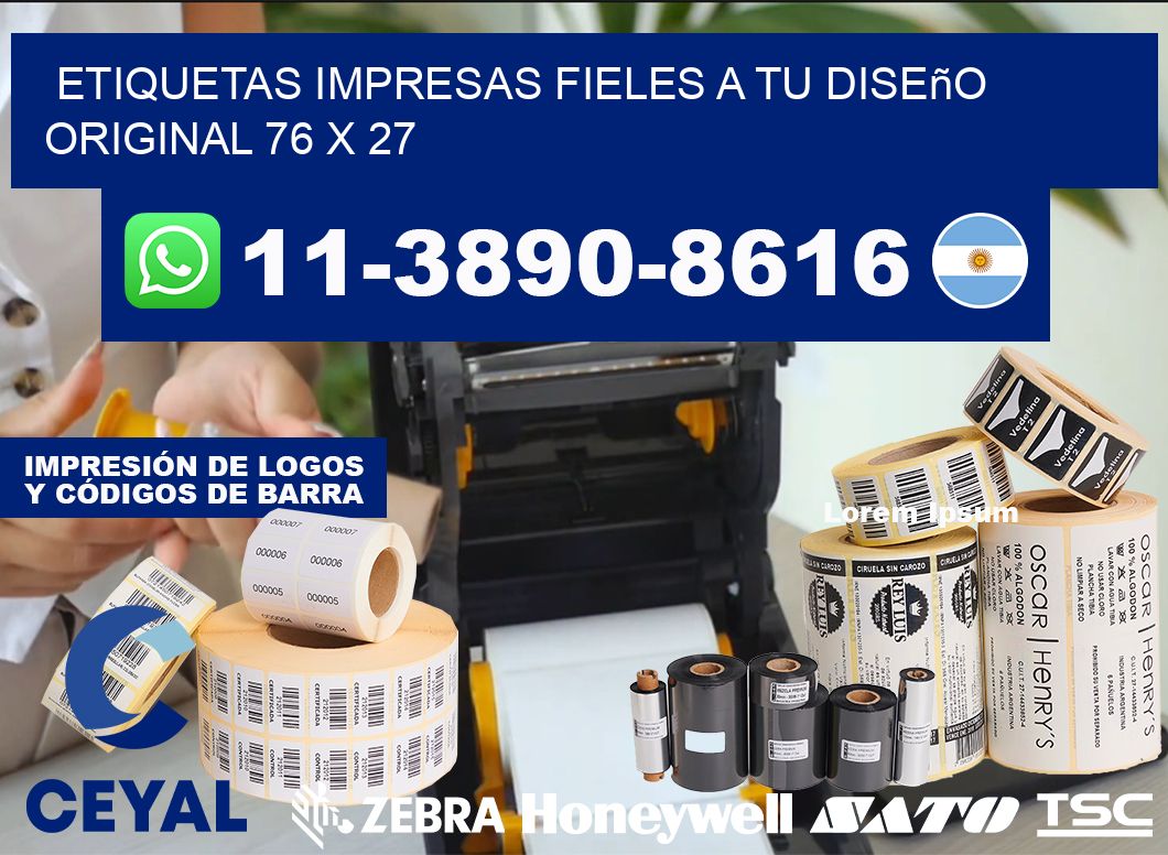 etiquetas impresas fieles a tu diseño original 76 x 27