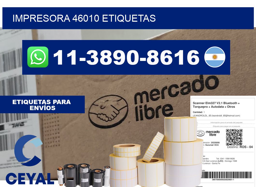 impresora 46010 etiquetas