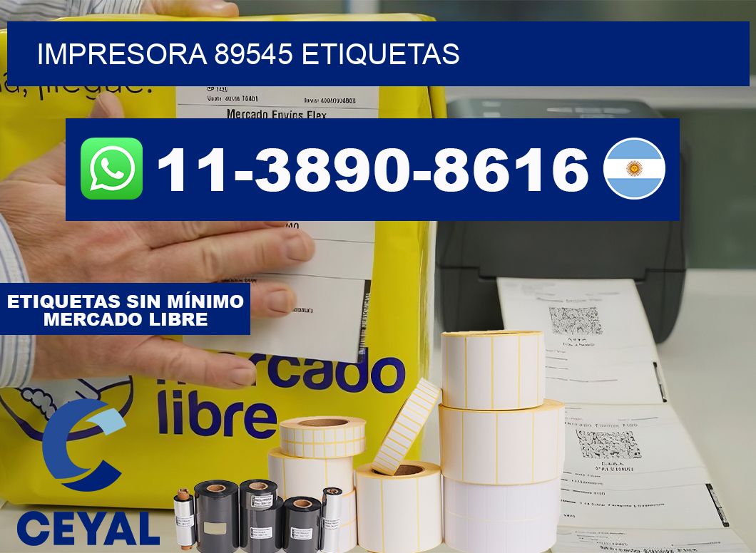 impresora 89545 etiquetas