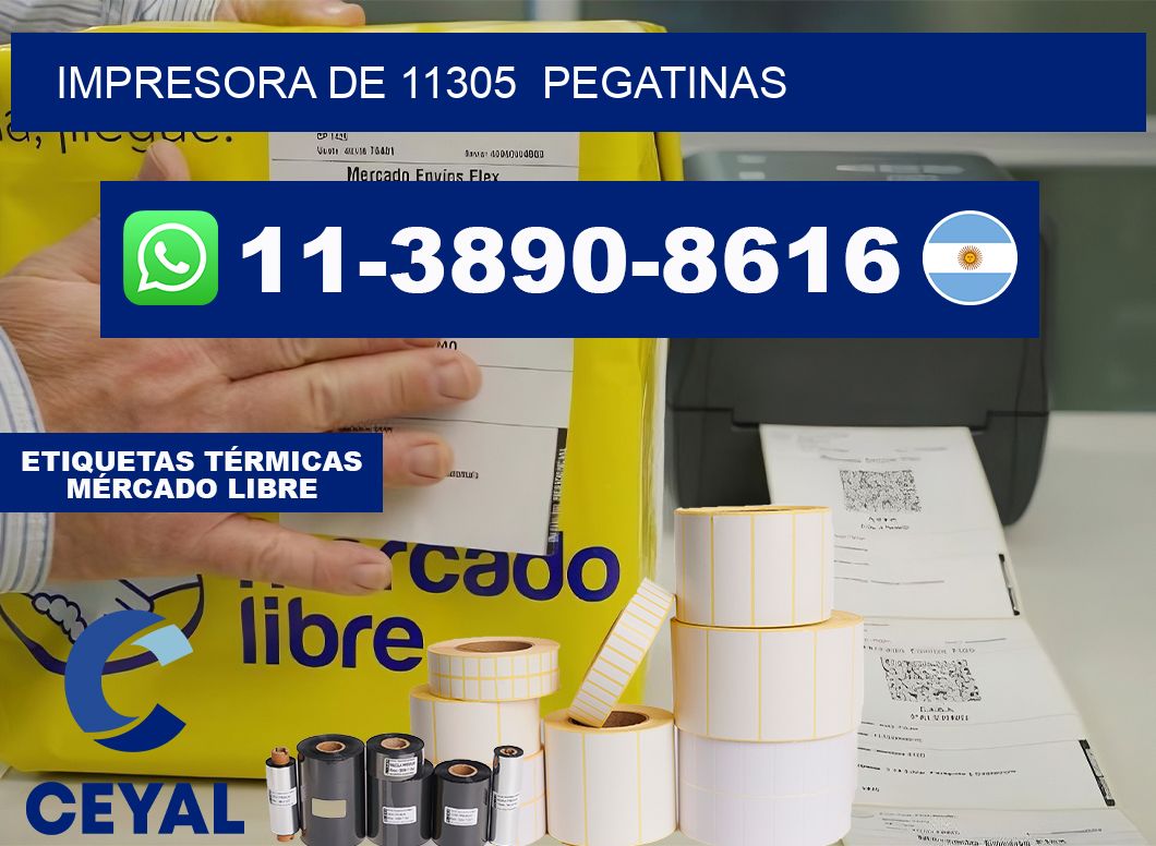 impresora de 11305 pegatinas