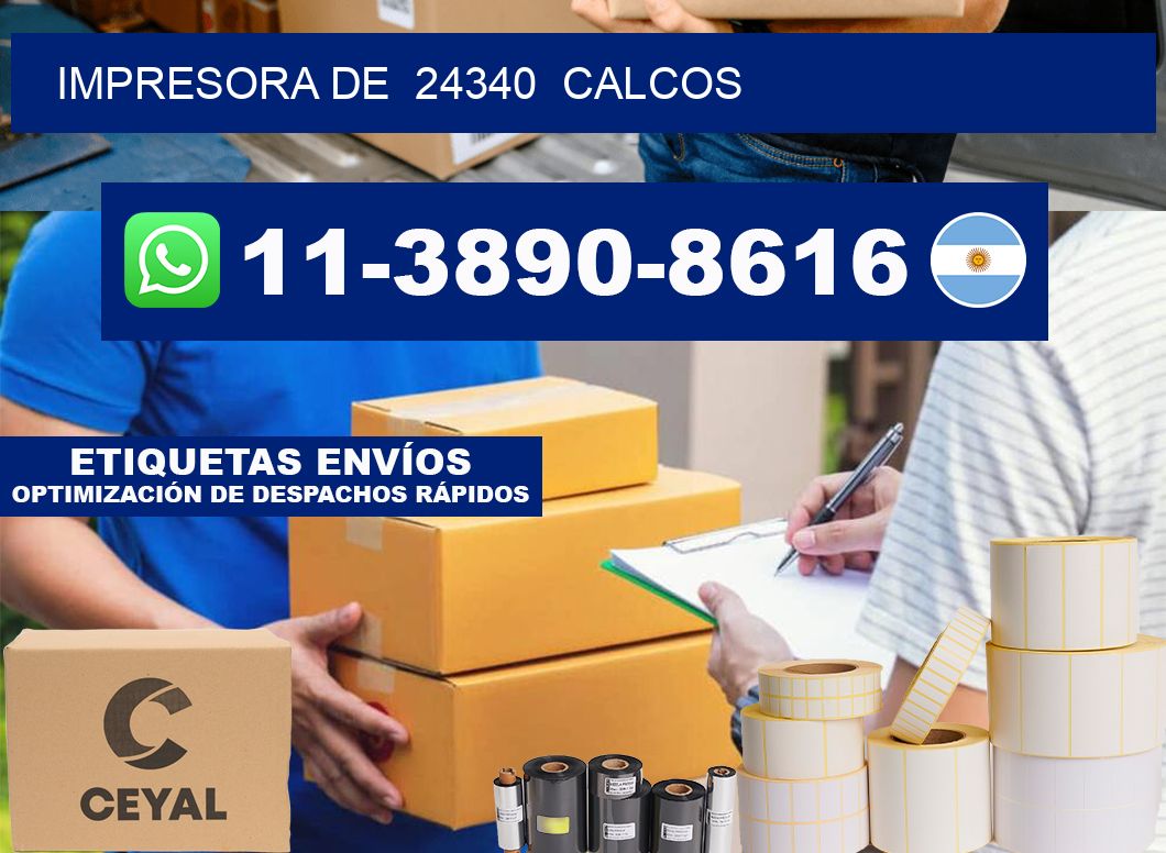 impresora de  24340  calcos