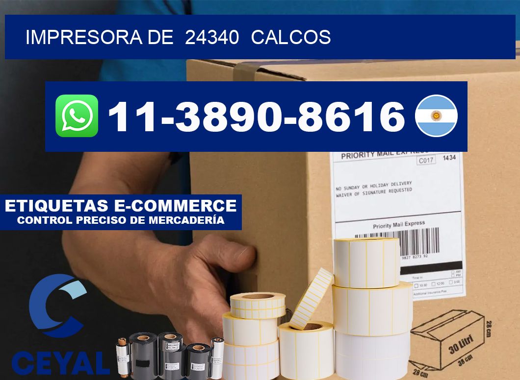 impresora de  24340  calcos