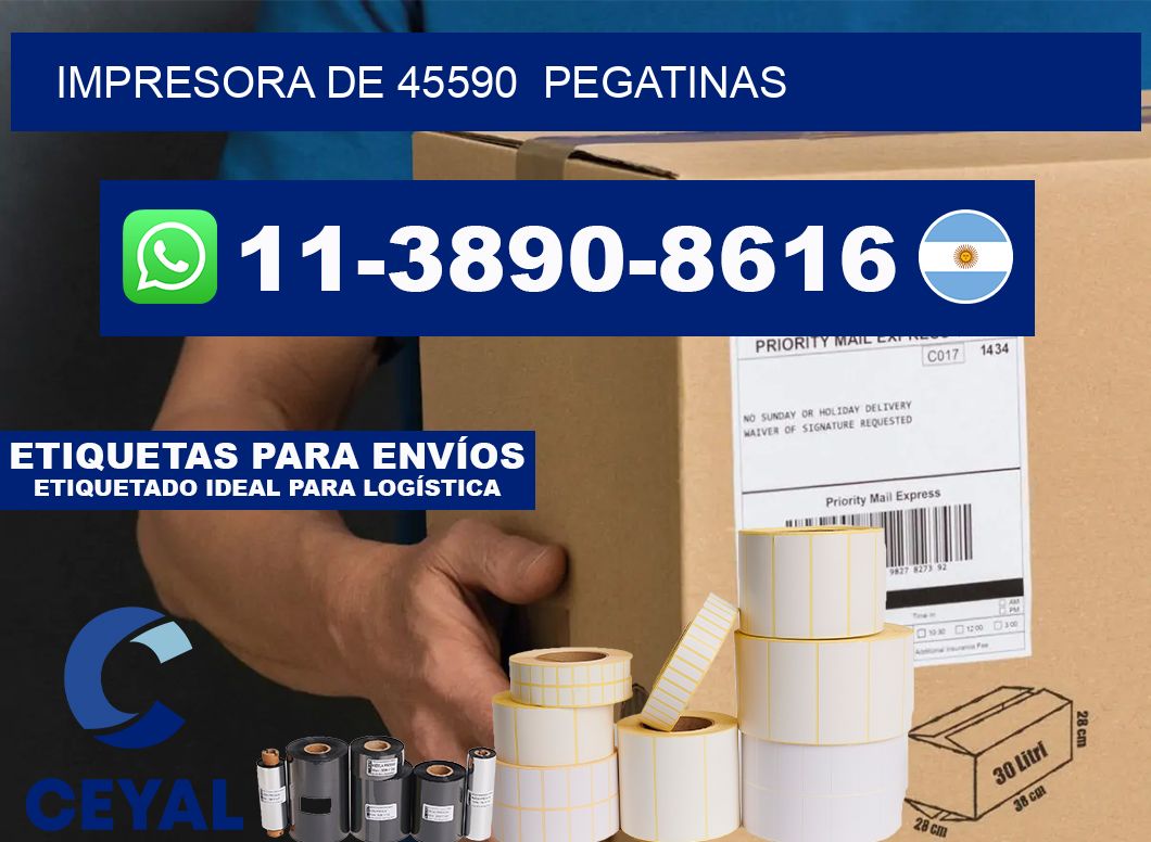 impresora de 45590 pegatinas