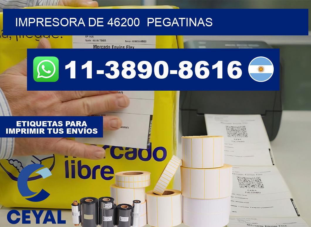 impresora de 46200 pegatinas