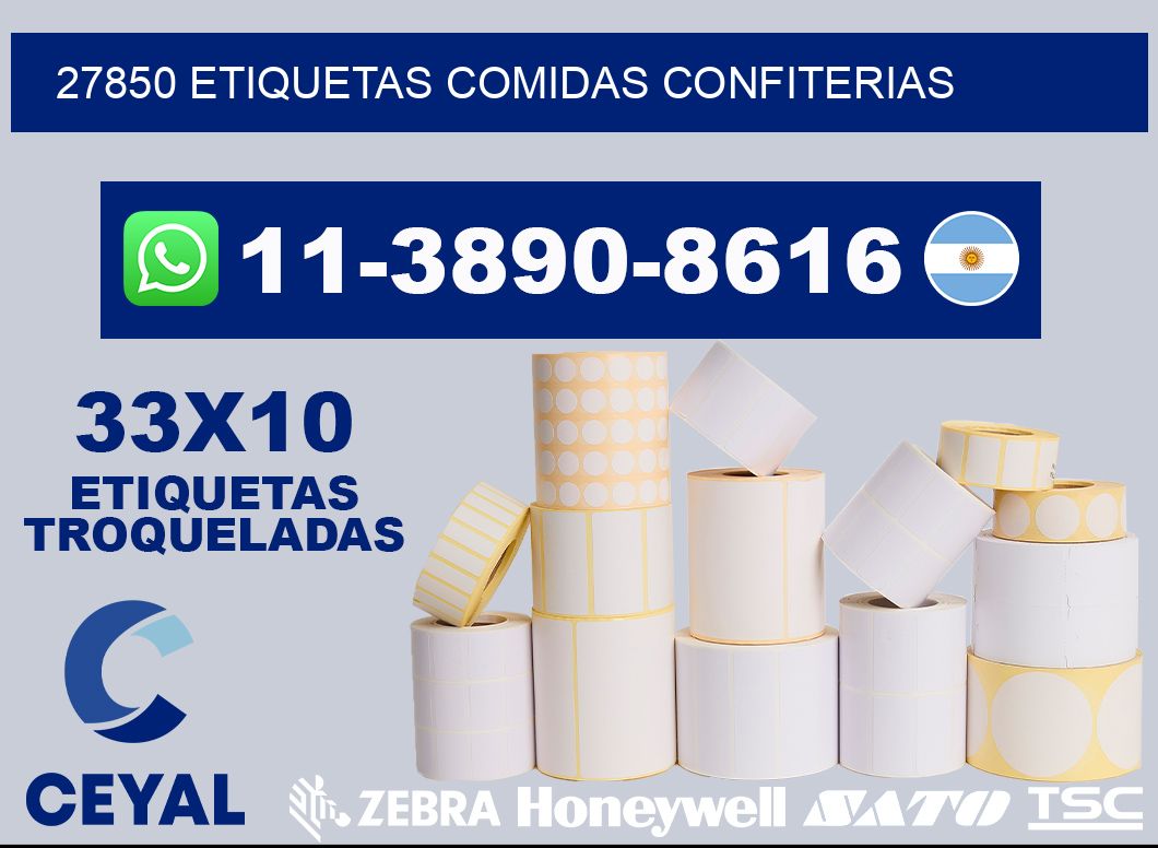 27850 etiquetas comidas confiterias