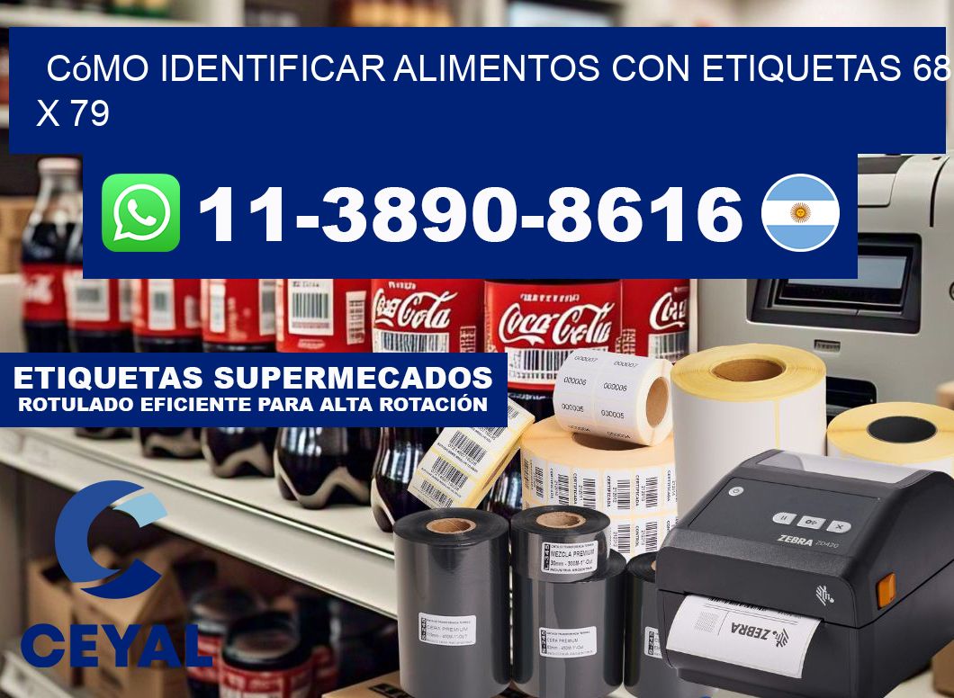 Cómo identificar alimentos con etiquetas 68 x 79