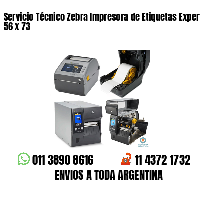 Servicio Técnico Zebra Impresora de Etiquetas Experto 56 x 73