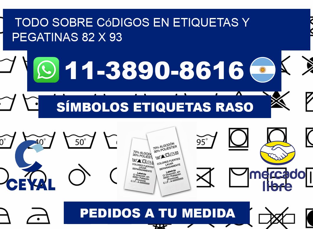 Todo sobre códigos en etiquetas y pegatinas 82 x 93