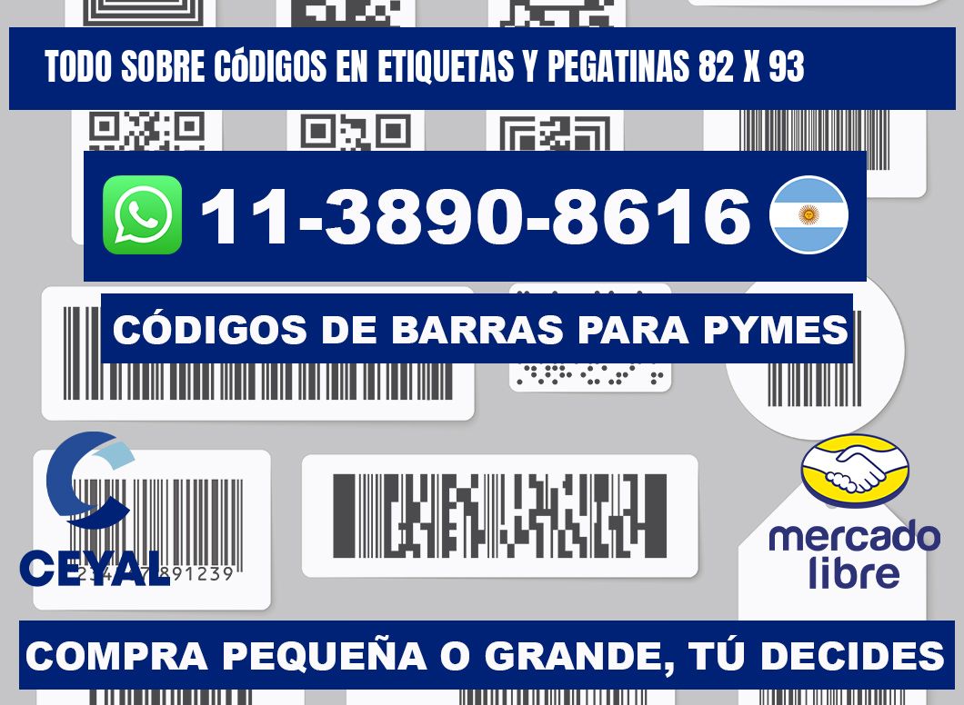 Todo sobre códigos en etiquetas y pegatinas 82 x 93