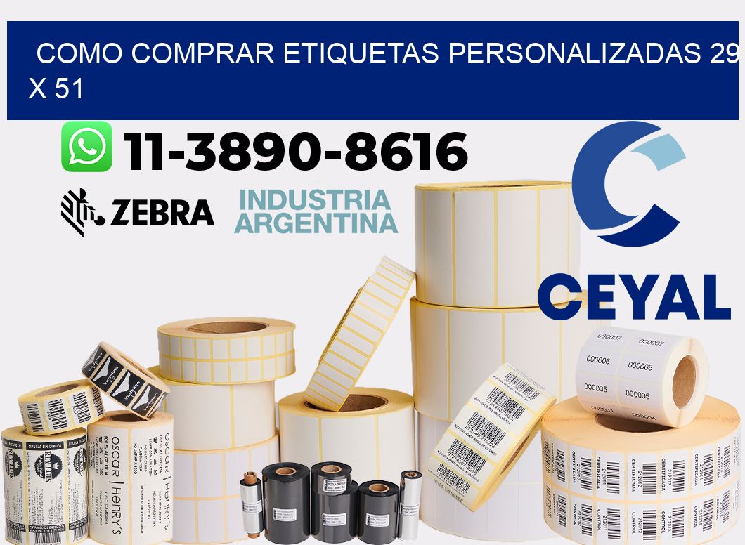 como comprar etiquetas personalizadas 29 x 51