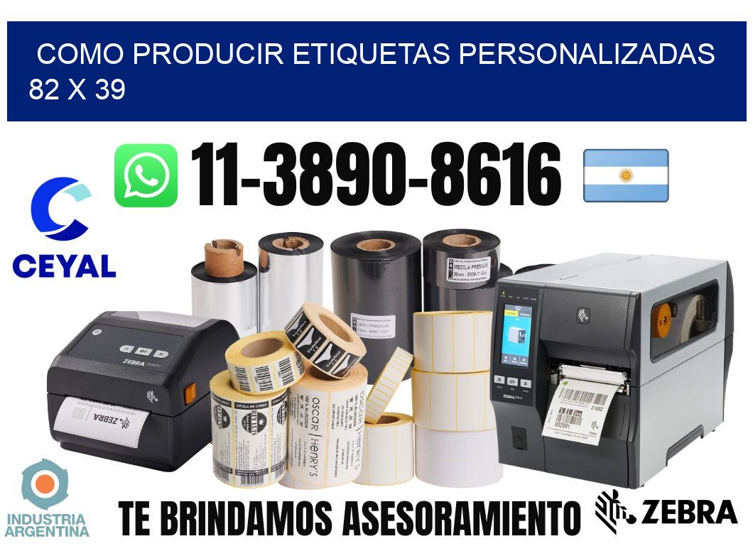 como producir etiquetas personalizadas 82 x 39