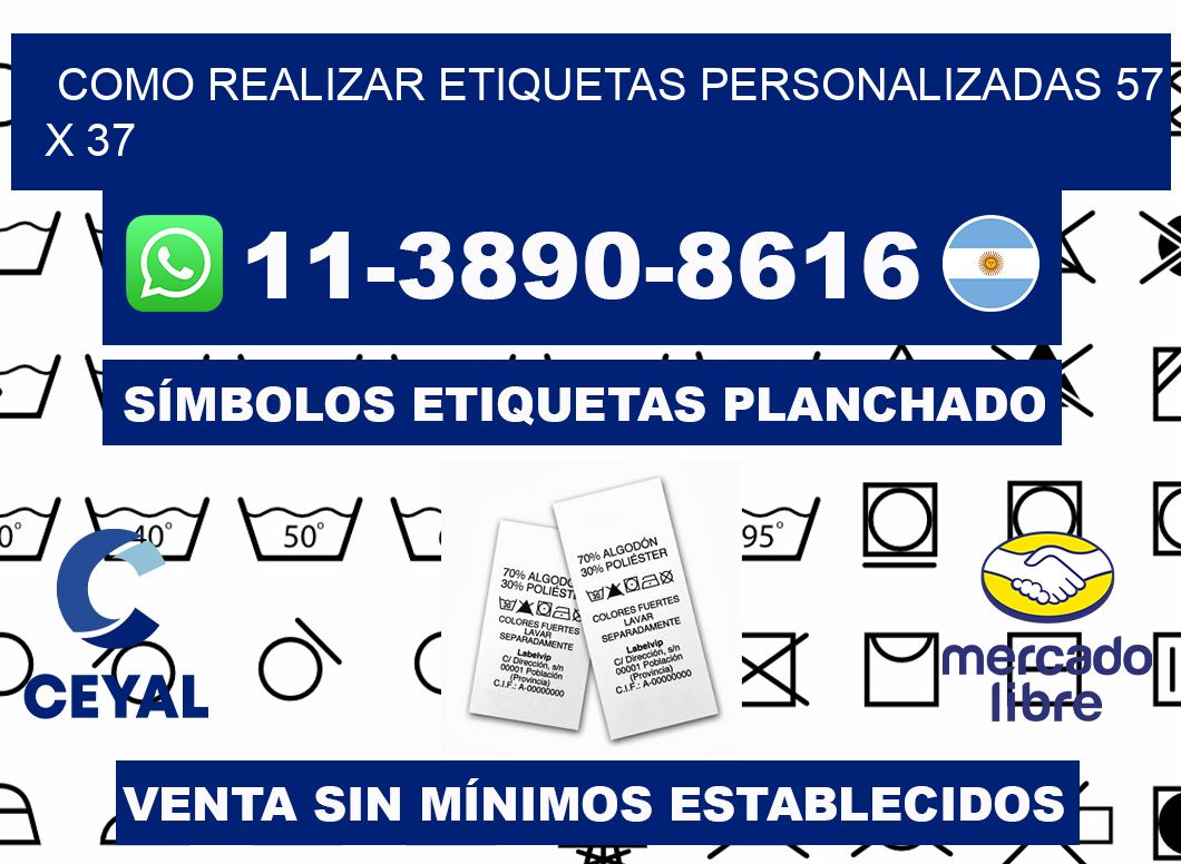 como realizar etiquetas personalizadas 57 x 37