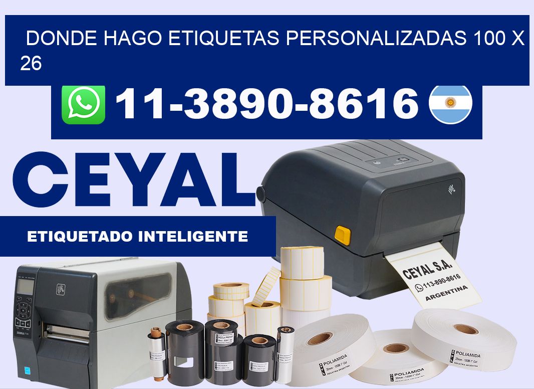 donde hago etiquetas personalizadas 100 x 26
