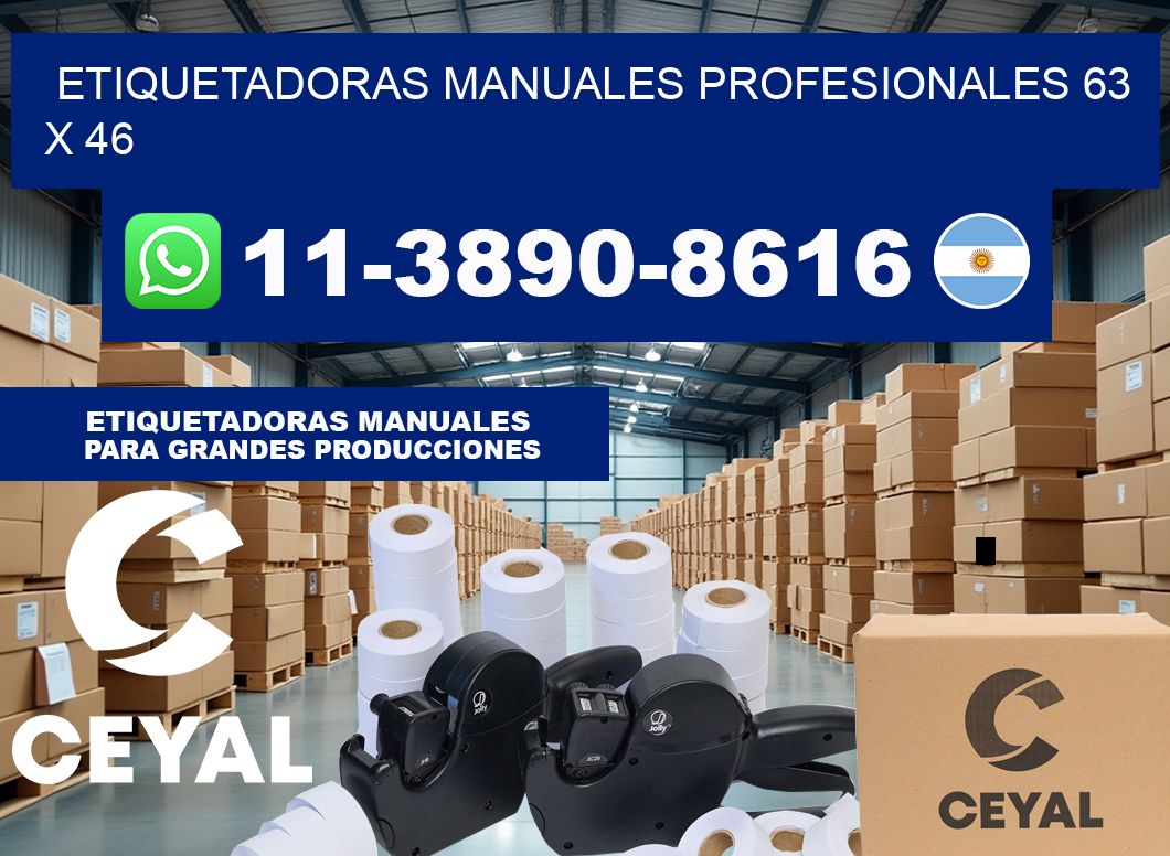 etiquetadoras manuales profesionales 63 x 46