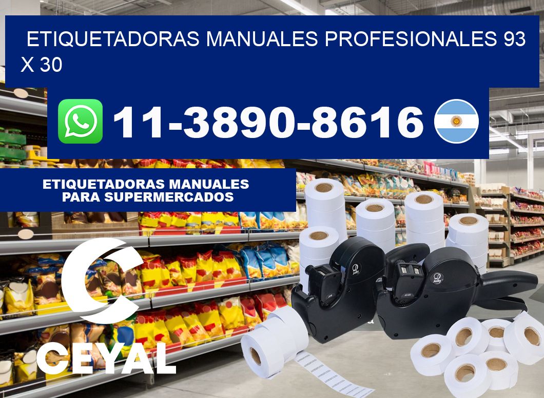 etiquetadoras manuales profesionales 93 x 30