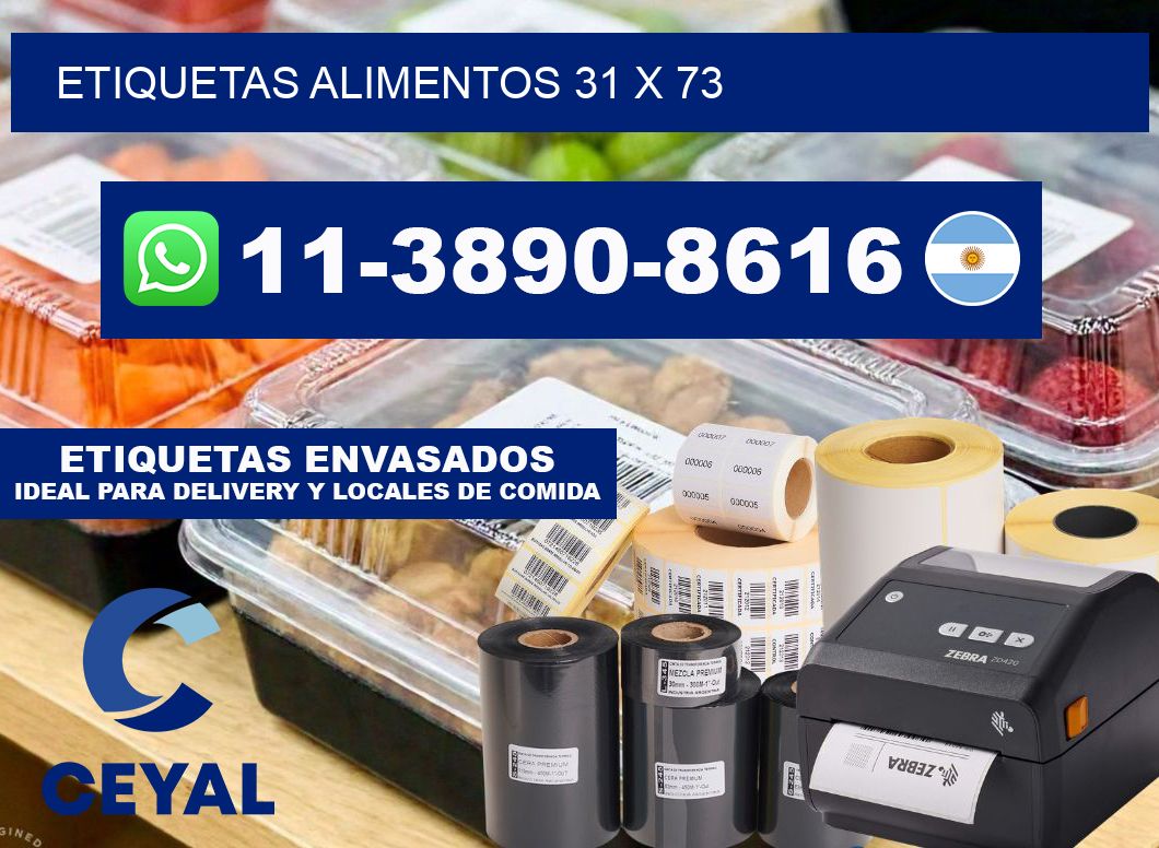 etiquetas alimentos 31 x 73