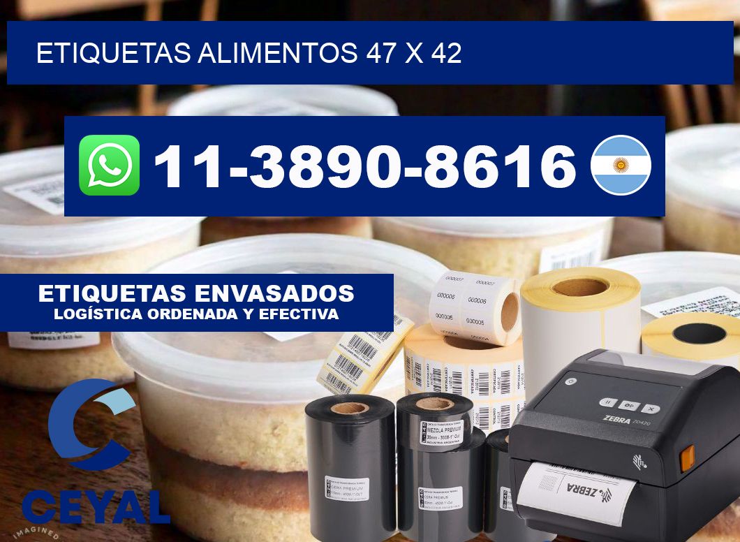 etiquetas alimentos 47 x 42