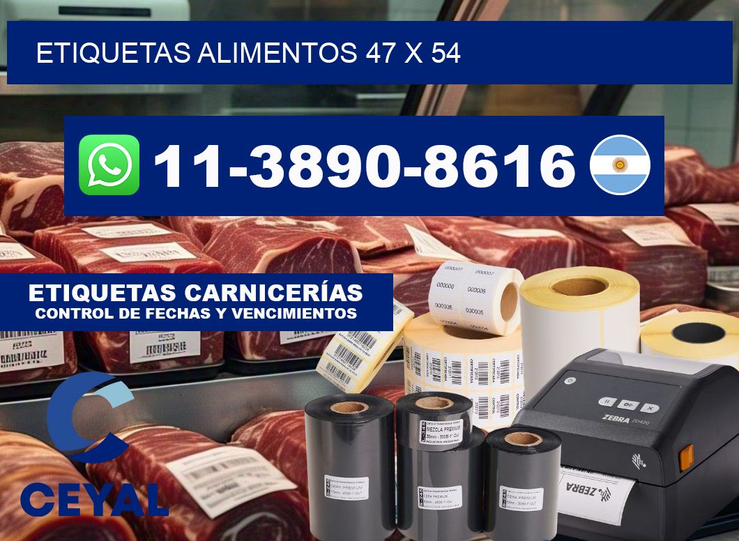 etiquetas alimentos 47 x 54