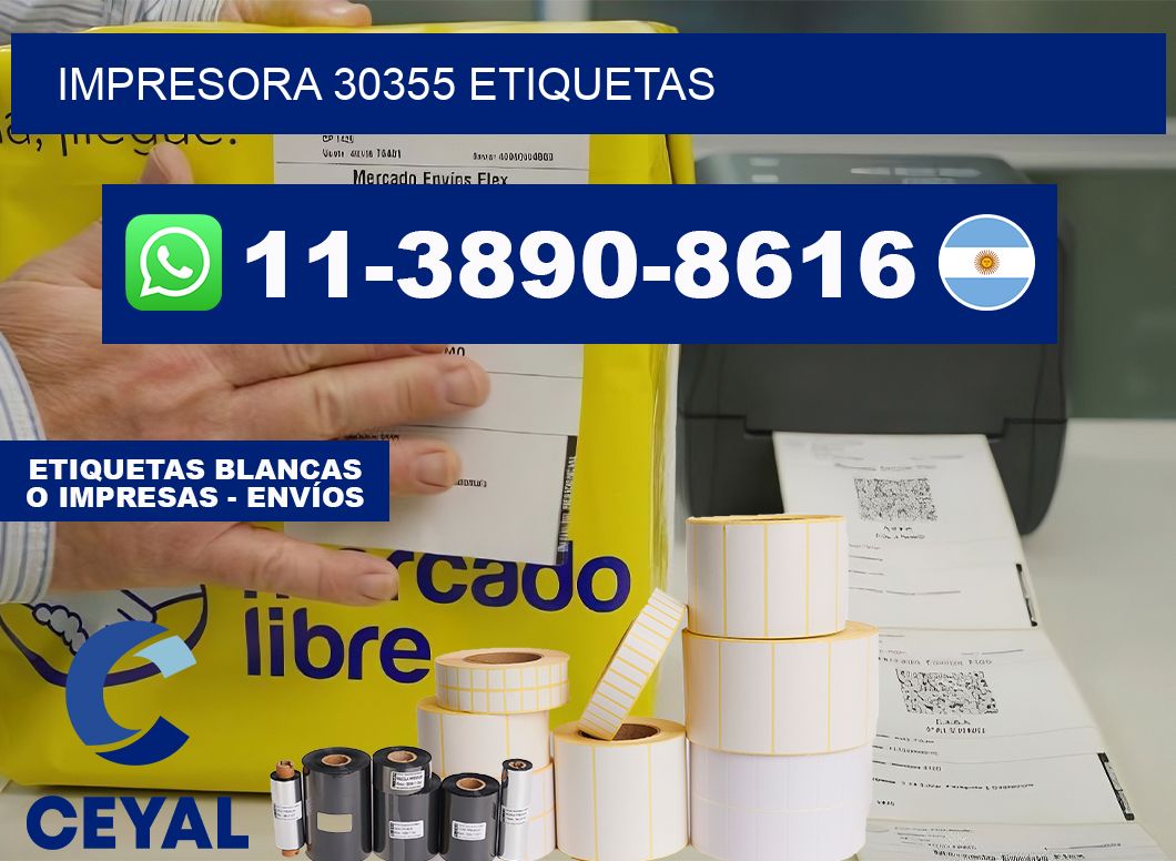 impresora 30355 etiquetas