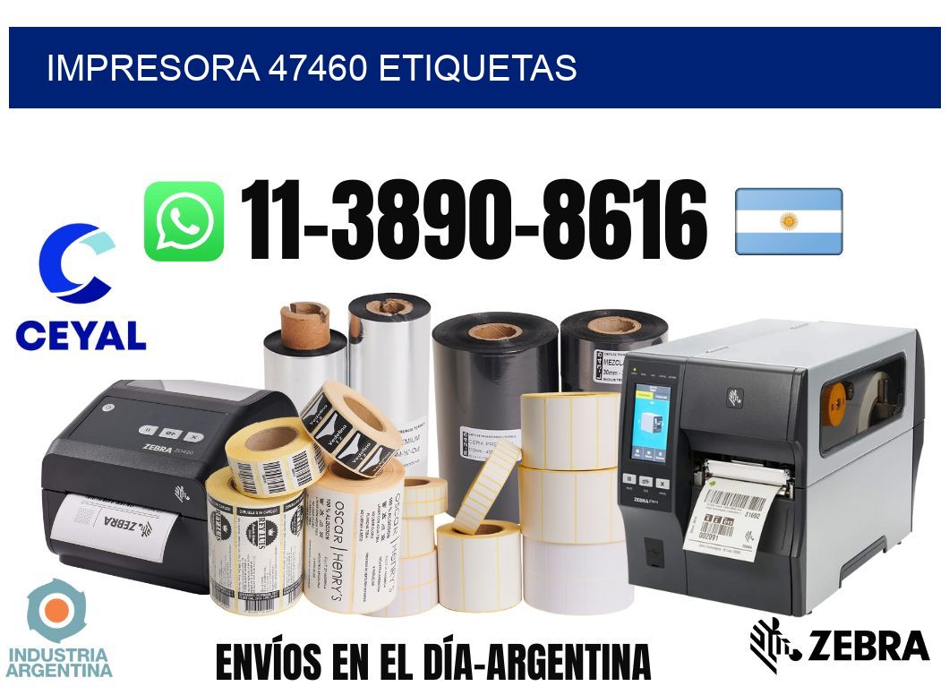 impresora 47460 etiquetas