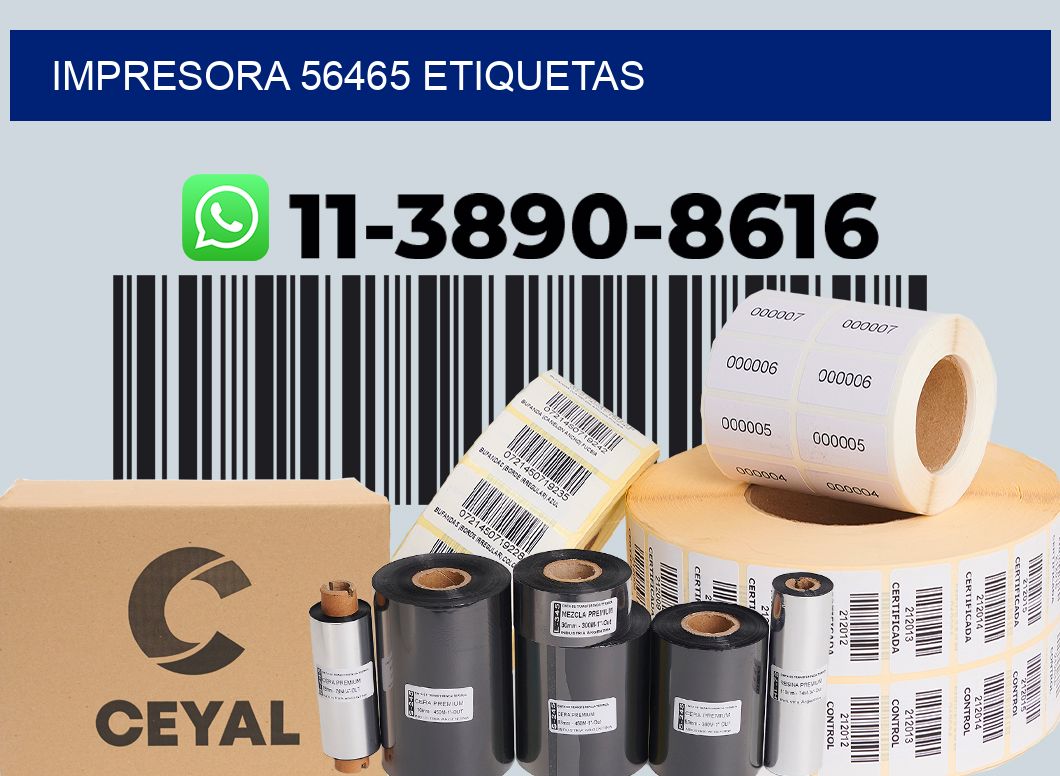 impresora 56465 etiquetas