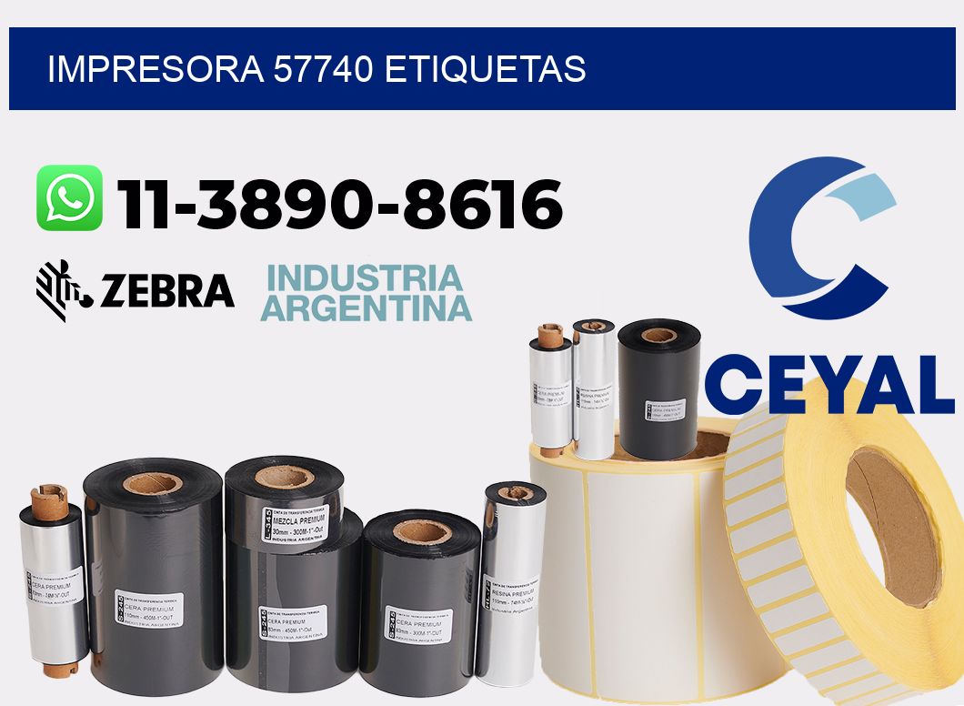 impresora 57740 etiquetas