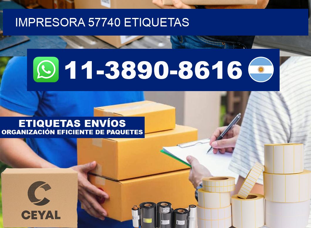 impresora 57740 etiquetas