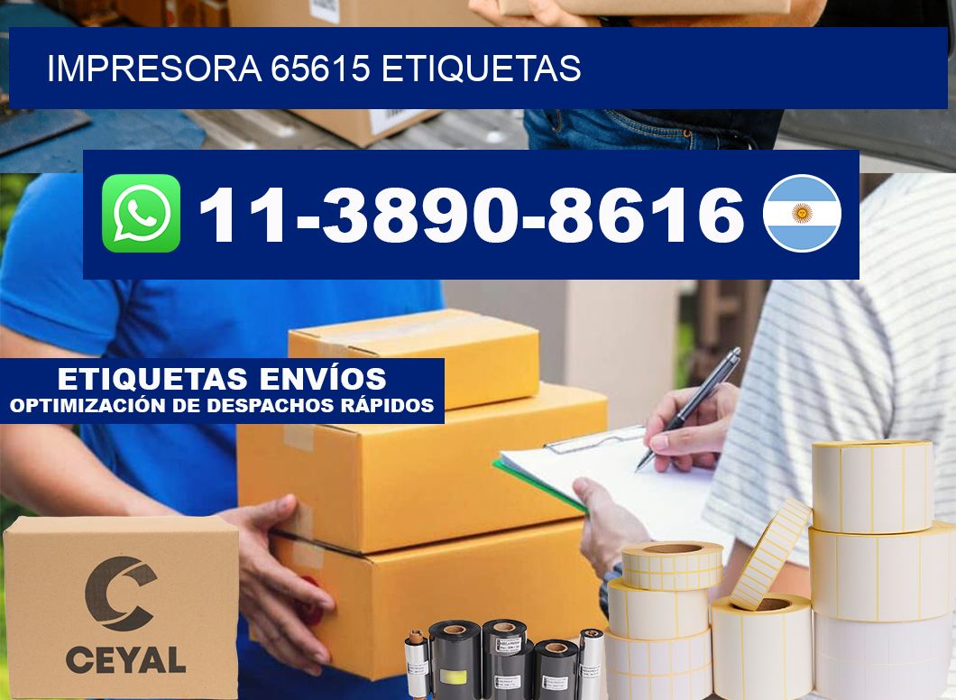 impresora 65615 etiquetas