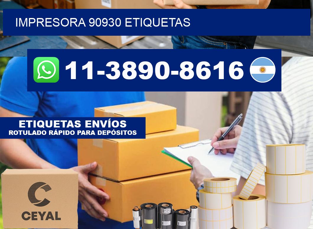 impresora 90930 etiquetas