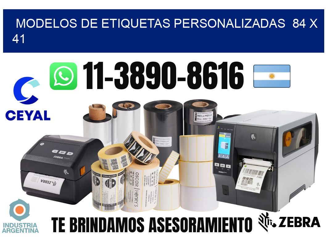 modelos de etiquetas personalizadas 84 x 41