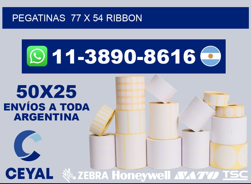 pegatinas 77 x 54 ribbon