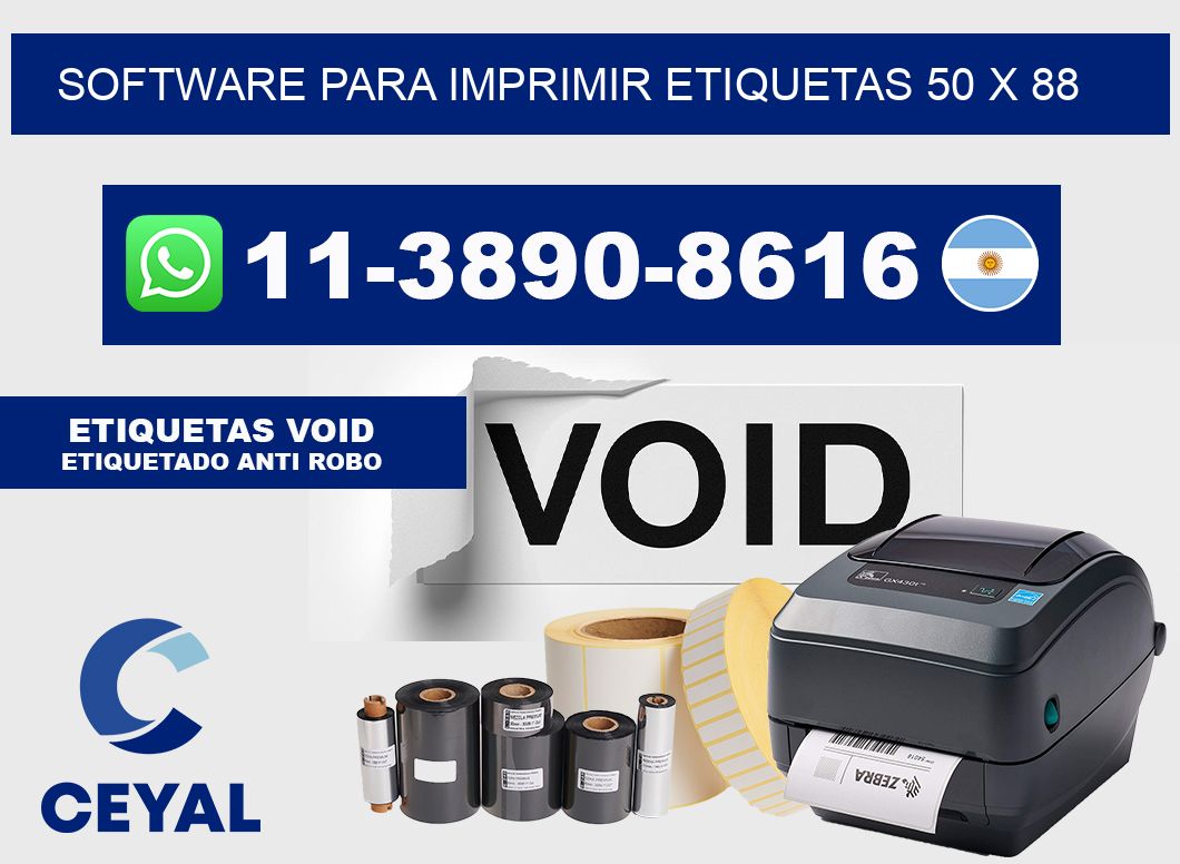 software para imprimir etiquetas 50 x 88