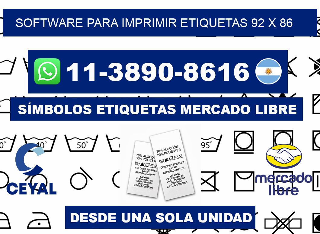 software para imprimir etiquetas 92 x 86