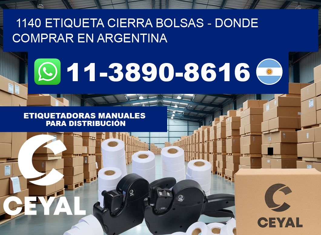 1140 etiqueta Cierra Bolsas – Donde Comprar en Argentina